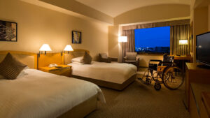 車椅子があるホテルの部屋